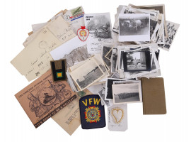 WWII LARGE COLLECTION OF PHOTOS DOCS AND COVERS