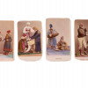 ANTIQUE WA EURENIUS PAINTED CABINET PHOTO CARDS PIC-0