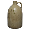 AMERICAN OHIO BLUE DECORATED STONEWARE WATER JUG PIC-1