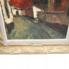 ATTR TO FREDERICK FURSMAN OIL PAINTING OF VILLAGE PIC-3