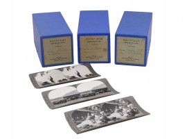 ANTIQUE STEREOSCOPE PHOTO CARDS SET