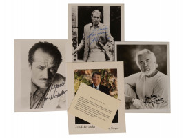 JACK NICHOLSON AND OTHER CELEBRITIES AUTOGRAPHS