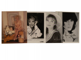 DOLLY PARTON & OTHER FEMALE CELEBRITY AUTOGRAPHS