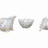 A ROYAL BAYREUTH PORCELAIN SHELL LUSTERWARE SET PIC-1