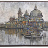 VENICE THE SALUTE CHURCH PAINTING BY JUNE CUTLER PIC-0