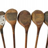 NINE VINTAGE GOLF CLUBS COLLECTION PIC-3