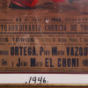 TWO VINTAGE SPANISH 1946 CORRIDA DE TOROS POSTERS PIC-3