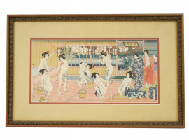 A JAPANESE WOODBLOCK PRINT BY UTAGAWA KUNISADA II