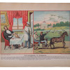 ANTIQUE RUSSIAN LUBOK POSTER LITHOGRAPH LORD COOK PIC-0