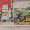 ANTIQUE RUSSIAN LUBOK POSTER LITHOGRAPH LORD COOK PIC-1