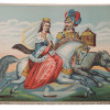 ANTIQUE RUSSIAN LUBOK POSTER LITHOGRAPH FAIRY TALE PIC-0