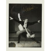 A VINTAGE SIGNED PHOTO OF RUSSIAN BALLET DANCERS PIC-1