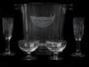MID CENTURY PETITE LIQUER MOET CHANDON GLASS SET PIC-1