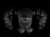 MID CENTURY PETITE LIQUER MOET CHANDON GLASS SET PIC-2