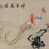 ANTIQUE CHINESE EMBROIDERY NEEDLEWORK ON SILK PIC-1