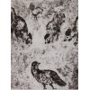 A PARTRIDGE AND ROOSTERS ETCHING BY MARC CHAGALL PIC-1