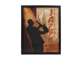 JAZZ FESTIVAL NEW YORK POSTER BY CONRAD KNUTSEN