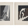 A PAIR OF ROCKWELL KENT VINTAGE LITHOGRAPH PRINTS PIC-0