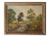 LARGE VINTAGE L. COULDWELL LANDSCAPE PAINTING PIC-0