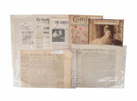 ANTIQUE AND VINTAGE AMERICAN NEWSPAPERS, PRINTS