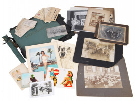 OLD PHOTOGRAPHS ALBUM MIAMI AND COMMERCE THEMES