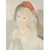 A FRENCH WATERCOLOR PAINTING BY MARIE LAURENCIN PIC-1