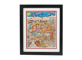 3D SERIGRAPH LAS VEGAS BY AL SCHREIBER JILL HAND