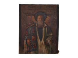 A JUDIAC PORTRAIT PAINTING AFTER IDISOR KAUFMANN