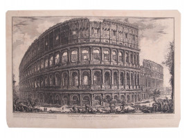 AN ITALIAN ETCHING COLISEUM BY GIOVANNI PIRANESI