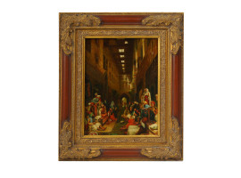 ORIENTAL OIL PAINTING AFTER JOHN FREDERIC LEWIS