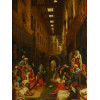 ORIENTAL OIL PAINTING AFTER JOHN FREDERIC LEWIS PIC-1