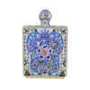 RUSSIAN GILT SILVER AND ENAMEL PERFUME BOTTLE PIC-2