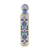 RUSSIAN GILT SILVER AND ENAMEL PERFUME BOTTLE PIC-3