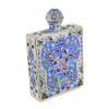 RUSSIAN GILT SILVER AND ENAMEL PERFUME BOTTLE PIC-0