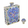 RUSSIAN GILT SILVER AND ENAMEL PERFUME BOTTLE PIC-1