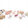 A COLLECTION OF VARIOUS PORCELAIN PIG FIGURINES PIC-0