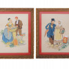 TWO FRENCH LITHOGRAPHS BY ALFRED RENAUDIN PIC-0