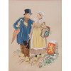TWO FRENCH LITHOGRAPHS BY ALFRED RENAUDIN PIC-4