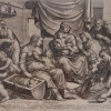 DUTCH ETCHING HOLY FAMILY BY BARTHOLOMEUS DOLENDO PIC-1