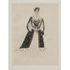 RUSSIAN COSTUME DESIGN PAINTING BY LEON BAKST PIC-2