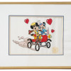 MICKEY AND MINNIE MOUSE SERIGRAPH ANIMATION CEL PIC-0