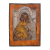 ANTIQUE RUSSIAN ICON VLADIMIRSKAYA MOTHER OF GOD PIC-0