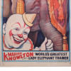 ORIGINAL VINTAGE COLE BROS CIRCUS PANEL POSTER PIC-3