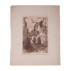 AMERICAN ETCHING OF OLD FRANCE BY EDWILL FISHER PIC-0