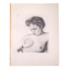 A LEON BAKST RUSSIAN LITHOGRAPH STUDY OF A NUDE PIC-0