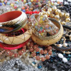 A LARGE LOT OF VINTAGE CUSTOM JEWELRY ITEMS PIC-1