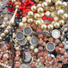 A LARGE LOT OF VINTAGE CUSTOM JEWELRY ITEMS PIC-2