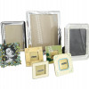 COLLECTION OF EIGHT VARIOUS ENAMELED PHOTO FRAMES PIC-0