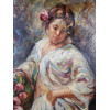 OIL PAINTING IN THE MANNER OF JOSE ROYO SIGNED PIC-1