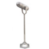 A VINTAGE TALL MICROPHONE STANDING SCULPTURE PIC-1